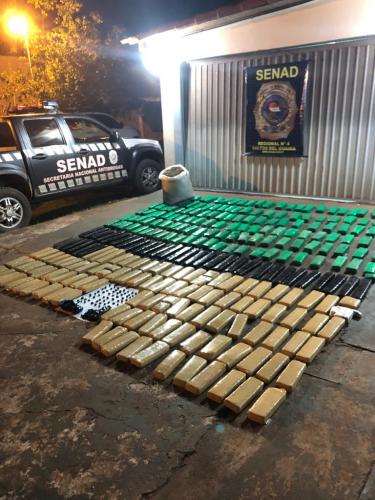 Detectaron puerto clandestino con más de 200 kilos de marihuana